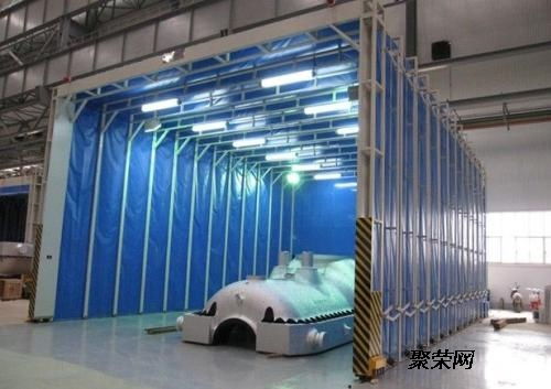 噴漆專用伸縮移動(dòng)噴漆房 山東新邁環(huán)保設(shè)備生產(chǎn)廠